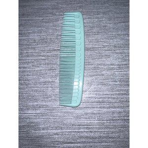 COPY - Vintage Tupperware Pocket Comb Aqua Blue Barber Stylist 4 3/4" NOS